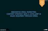 Award winning Email Marketing Case Study (2016 EEC Email Marketing Program Award)