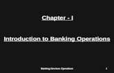 Introduction to banking operations