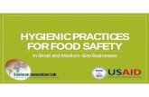 Hygienic practices for food safety webinar