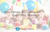 Best birthday party venues in ocean way, singapore