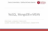 NoSQL, MongoDB e MEAN