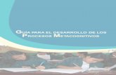 Guía procesos metacognitivos / José Moisés Chávez Zamora.