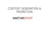 Brand Promotion & Lead Generation Services ninefinestuff