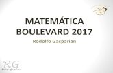 Matematica Boulevard Monde 2017