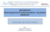 Management Information System- Concept of Information