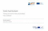 Core Curriculum: Training curriculum for trainers of e-facilitators