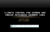 CLIMATE CONTROL FOR GERMAN AND INDIAN HATCHBACK SEGMENT
