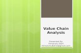 Value chain Analysis including Value Creation