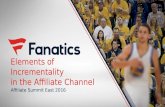 Elements of Incrementality in the Affiliate Channel
