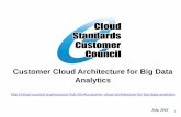 Cloud Customer Architecture for Big Data and Analytics