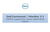 Dcm9 1(omci)support for newly added bios tokens