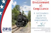 Riding the Rails to Environmental Compliance: A Railroaders Guide to Regulatory Requirements