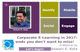 Corporate E-Learning Trends 2017