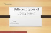 Different types epoxy resin