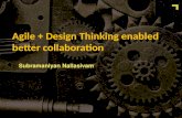 Design Thinking and Agile Approach : Presented by Subramanian Nallasivam