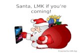Santa, LMK if you’re coming!