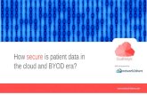 How secure is patient data in the cloud and BYOD era?