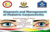 Diagnosis and management of pediatric conjunctivitis