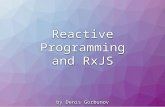 Reactive Programming and RxJS