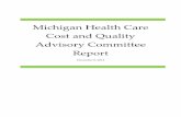 Michigan Health Care Cost and Quality Advisory Committee Report