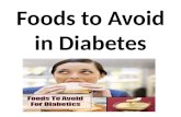 Foods to Avoid in Diabetes in Hindi Iडायबिटीज में क्या न खाएI