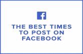 The Best Times To Post On Facebook Infographic