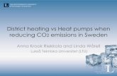 District heating vs Heat-pumps in meeting ambitious climate targets for Sweden