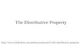 5  - the distributive property