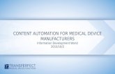 Content Automation for Medical Device Manufacturers with Marc Miller