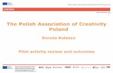 Polish association for creativity  pilot activity review and outcomes helsinki 2013