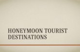 Honeymoon tourist destinations