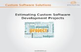 Estimating Custom Software Development Projects