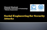 Social engineering for security attacks