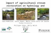 Impact of Agricultural Stream Restoration on Riparian Hydrology and Biogeochemistry