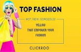 Yellow that empower Mens latest fashion