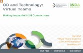 OD and Technology, Virtual Teams Making Impactful Human To Human Connections