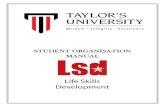 Taylors university-student-organisation-manual