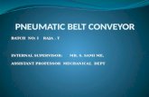 Pneumatic belt conveyer