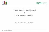 TAUS DQF integration with SDL Trados Studio