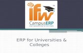 IFW Campus ERP- ERP Solution for Universities and Colleges