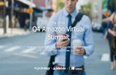 Q4 2016 Amazon Virtual Summit: Creating a Winning Q4 Game Plan