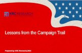 Lessons From The Political Campaign Trail For Corporate Marketers Presentation