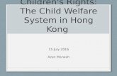 Children's Rights and Welfare in Hong Kong