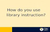 Library Instruction that Improves Self-Efficacy & Academic Achievement