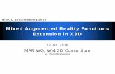 Mixed Augmented Reality Functions Extension in X3D