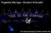 Progressive Web Apps – the return of the web? Goto Berlin 2016
