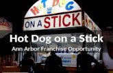 Hot Dog on a Stick Franchise Opportunity Available in Ann Arbor, Michigan!