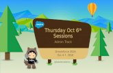 Thursday Sessions for Salesforce Admins at Dreamforce 2016