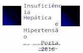 INSUFICIENCIA HEPÁTICA E HIPERTENSÃO PORTA