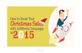 How to boost your christmas sales with ad words campaign in 2015